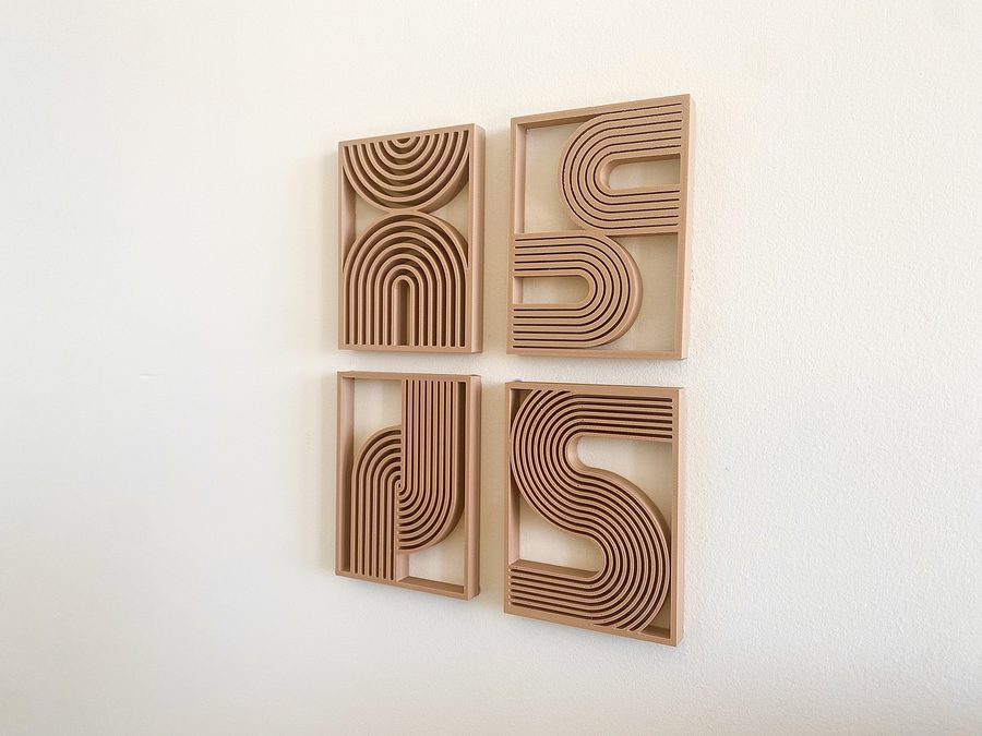 Art mural géométrique